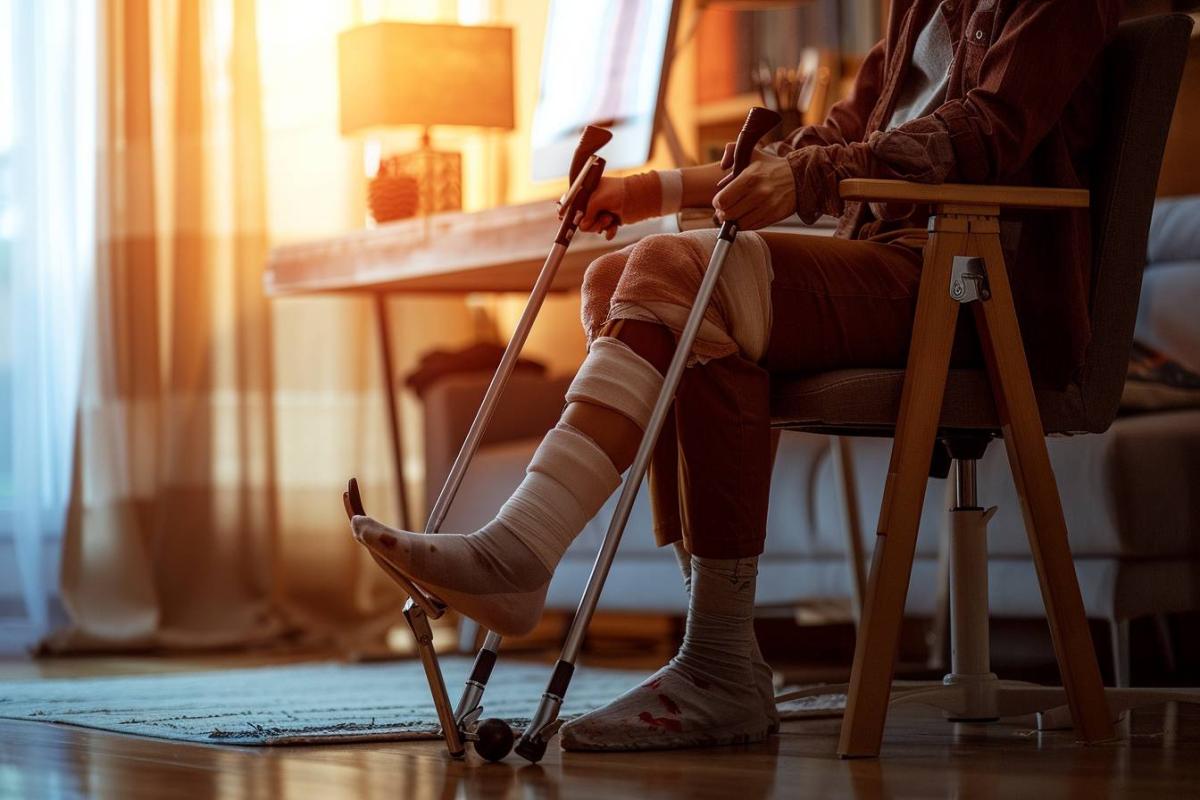 Peut on travailler avec une algodystrophie de la cheville ?